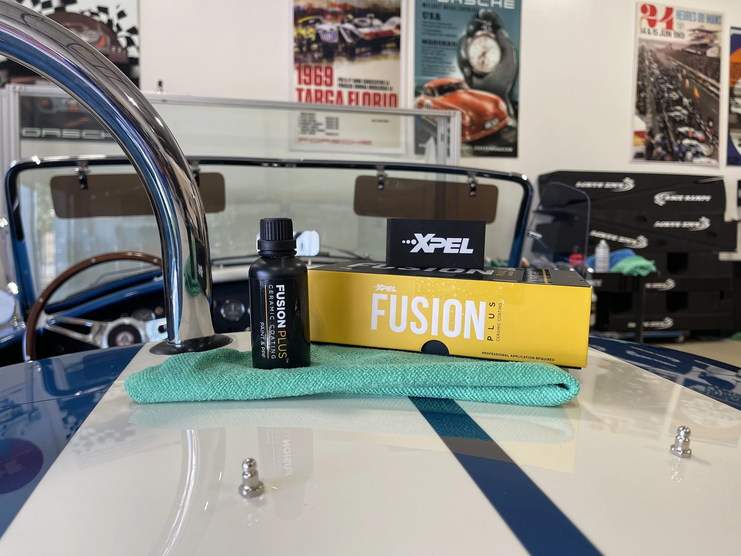 XPEL FUSION PLUS Paint and PPF ceramic coating bottle and application kit at Auto Vos XPEL FUSION PLUS Paint and PPF ceramic coating bottle and application kit at Auto Vos